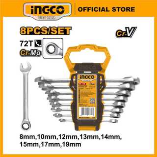 Bộ 8 cờ lê miệng vòng hai chiều ingco hkspar1082