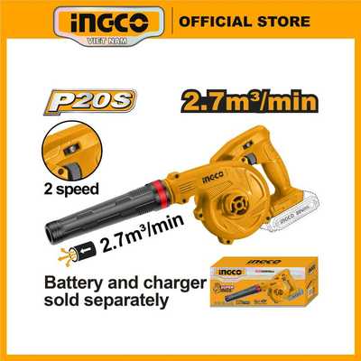 Thân máy thổi bụi dùng pin 20V INGCO CABLI20018 (chưa bao gồm pin và sạc)