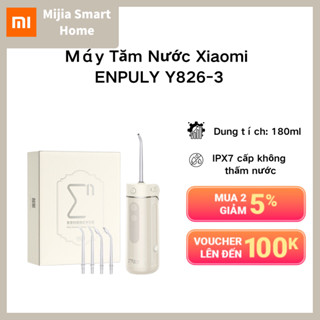 Máy Tăm Nước ENPULY Y826 - 3 Chế Độ Làm Sạch, Dung Tích 180ml Tặng Kèm 4 Đầu Vòi Phun