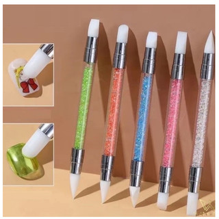Set bút silicon 5 cây-cây chà miết foil sticker- bộ cọ silicon giá rẻ-bộ cọ silicon