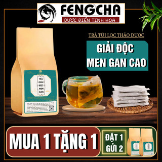  Trà hạ men gan Fengcha thải độc gan, hạn men gan, mỡ gan, ngừa xơ gan bịch 30 gói lọc