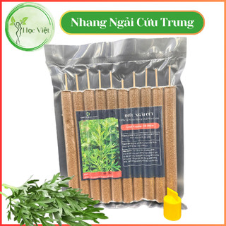 Nhang ngải cứu điếu ngải cứu 100% ngải cứu - gói 10 cây, gói 7 cây dụng cụ diện chẩn