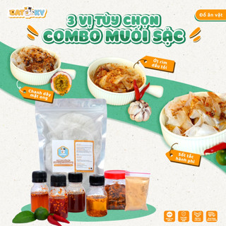 Bánh Tráng Phơi Sương Muối Sặc CATSKY FOOD đồ ăn vặt