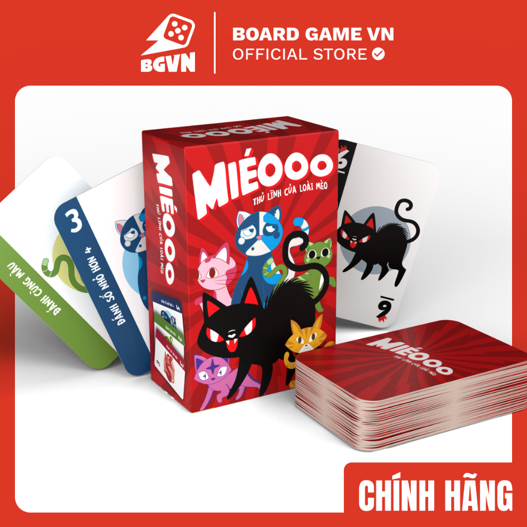 Miéooo - card game tương tác vui nhộn về những chú mèo | Board Game VN