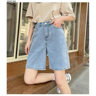 Quần short ngố jeans Style ulzzang siêu đẹp ạ ( hình thật kèm video)