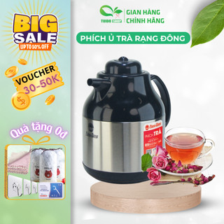 Bình pha trà giữ nhiệt rạng đông dung tích 1l có lõi lọc bh 6 tháng - model: rd-1055 st1.e