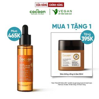 C22 - Serum tinh chất nghệ Hưng Yên Cocoon với 22% VTM C 30ml - Vegan Mỹ phẩm Thuần chay