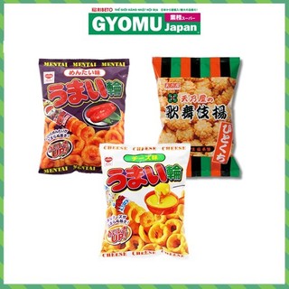Các loại snack calbee Nhật Bản, Snack khoai tây, Snack tôm, mực, Bim Bim Nhật