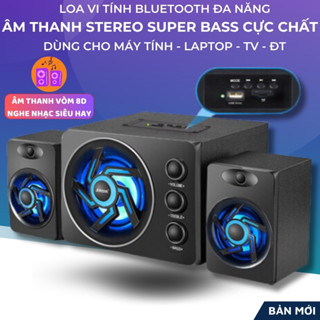 Loa Gaming Vi Tính Bluetooth Cao Cấp SADA-209 Pro Bass New 2020 Có Đèn Led Tự Động Chuyển Màu