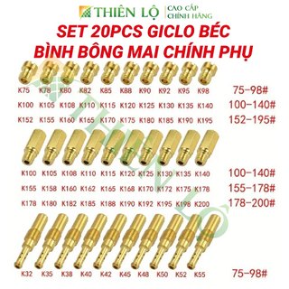 Set 20 cái Giclo chính phụ ga dẹp Nova LS Bình Bông Mai cao cấp của Thiên Lộ