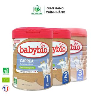 Sữa dê hữu cơ Babybio số 1,2,3(0-36 tháng) hỗ trợ tiêu hóa ,cải thiện chiều cao,phát triển trí não cho trẻ