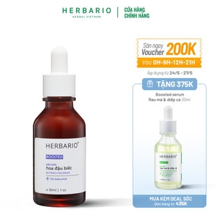 Boosted Serum hoa đậu biếc 30ml tái tạo, cấp ẩm da
