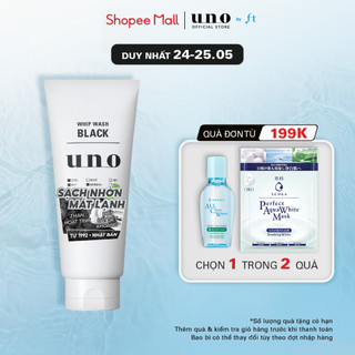 Sữa rửa mặt Tạo bọt Sạch nhờn cho da dầu UNO Whip Wash Black 130g