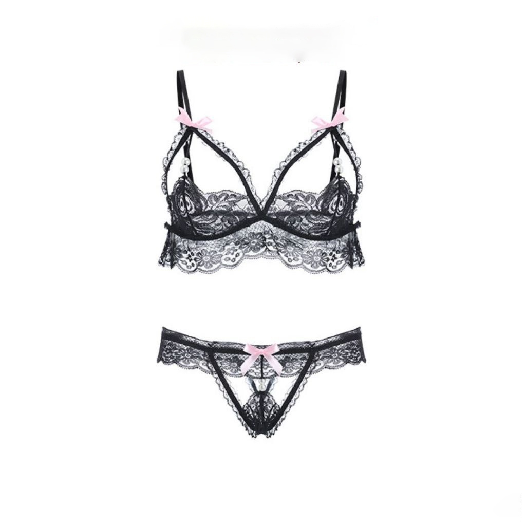 Bộ đồ lót sexy DL02 siêu gợi cảm gồm quần chip và bra khiêu gợi | BigBuy360 - bigbuy360.vn