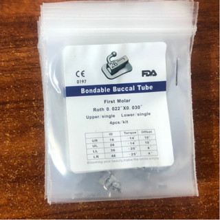 Set 4 mắc cài răng 6-Mắc cài răng 7 nha khoa