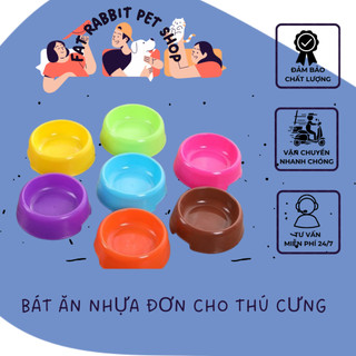 bát ăn nhựa đơn cho thú cưng 🐶fat rabbit🐱freeship🐱hỏa tốc nội thành