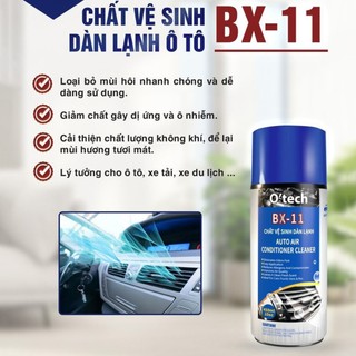 Chất vệ sinh dàn lạnh điều hòa ô tô O’tech BX-11 Auto Air Conditioner Cleaner