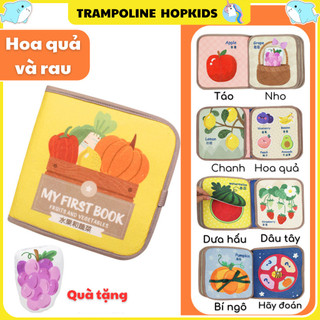 Sách vải cho bé đồ chơi giáo dục sớm, học liệu đồ chơi cho bé đồ chơi bận rộn