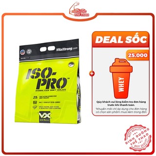 [GIÁ TỐT NHẤT] VITAXTRONG ISO PRO 8LBS | Sữa Tăng Cơ 100% Hydrolyzed Whey Isolate