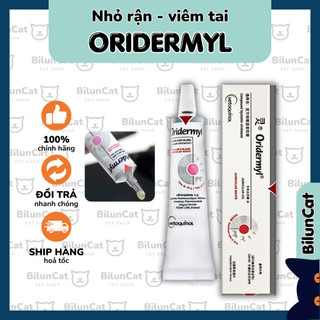ORIDERMYL nhỏ rận tai viêm tai cho chó mèo chính hãng