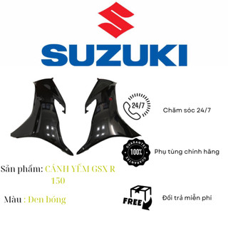 cánh yếm gsxr 150 màu đen bóng phụ tùng zin suzuki chính hãng phụ kiện