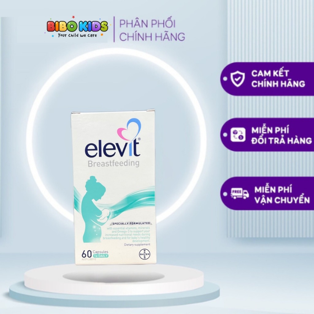 Elevit sau sinh, 60 viên, Úc