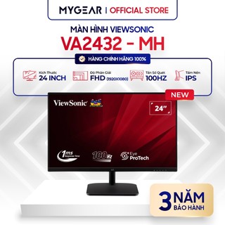 Màn hình viewsonic va2432-h trắng/đen 24" fhd ips 100hz 1ms - bảo hành chính hãng 36 tháng