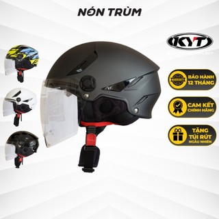 Nón bảo hiểm KYT Tiger Jet có kính che mặt có nhiều màu dành cho nam nữ đi xe máy