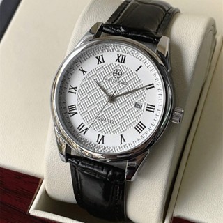 Đồng hồ nam dây da chính hãng PABLO RAEZ chống nước thời trang phong cách lịch sự có lịch ngày R897 CARIENT