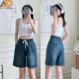 Quần jean ngố rộng túi trước ms 249