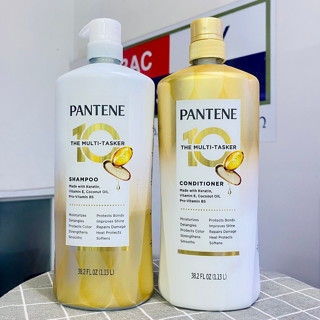 Combo Dầu gội và dầu xả Pantene The Multi Tasker 10 1.13L |Tóc khỏe mạnh, óng mượt, dễ dàng vào nếp