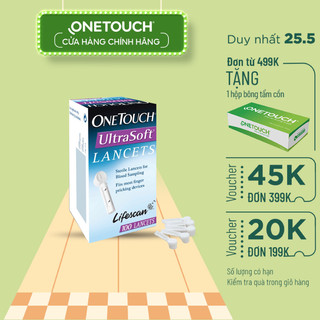 Kim lấy máu OneTouch Ultrasoft 100