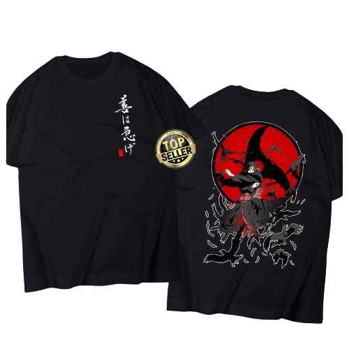 Áo Uchita Itachi, Áo Anime Naruto mẫu mới in hình Itachi cực chất, siêu ngầu