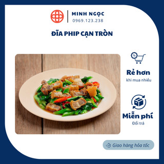 Đĩa nhựa phip cạn tròn màu nâu, hàng cao cấp Việt Nhật đủ size