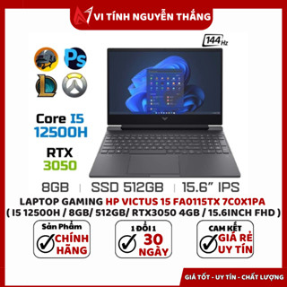 LAPTOP HP GAMING VICTUS 15 FA0115TX 7C0X1PA ( I5 12500H / 8GB / 512GB / RTX3050 4GB / 15.6INCH FHD )