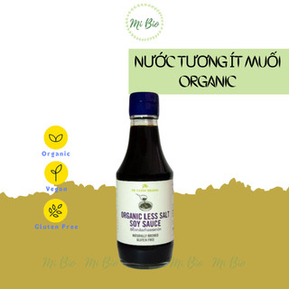 Nước tương đậu nành hữu cơ ít muối 200ml