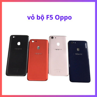 Vỏ bộ oppo f5 gồm có vỏ,xương,phím sườn,kính camera