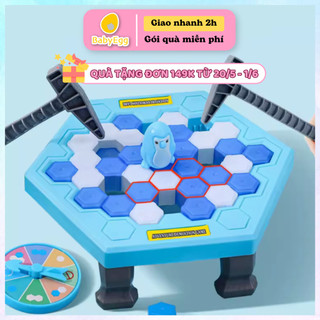 Đại chiến đập băng giải cứu cánh cụt bộ đồ chơi em cho bé gái trai board game tương tác nhóm gia đình từ 3 4 5 6 7 tuổi