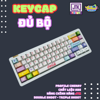 Keycap JTK ĐỦ BỘ | Keycap mix color | Keycap custom | Double shoot và Triple Shoot