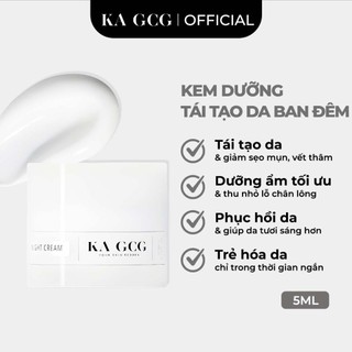Kem dưỡng NIGHT CREAM tái tạo da ban đêm, giúp cấp ẩm và nuôi dưỡng làn da mini size 5ML KA GCG