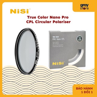 Filter nisi 82mm true color pro nano cpl | kính lọc cpl cắt được phản sáng cho máy ảnh