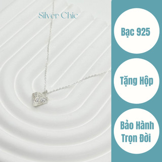  Dây chuyền vòng cổ bạc Kim Cương lấp lánh SILVER CHIC bạc 925