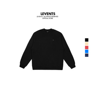Áo Sweater Levents Classic Chất Nỉ Chân Cua Unisex Oversized
