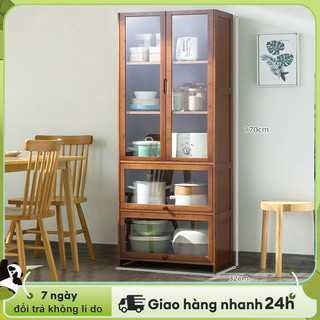 Woodland Kệ Để Đồ Nhà BếP  Đa Năng tủ trưng bày kínhTủ Đựng Kệ Để Đồ 3 4 5 Cửa Kệ BếP