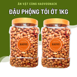 Đậu Phộng Tỏi Ớt hộp 1KG Giá Siêu Rẻ, Ngon | Đồ ăn vặt haovosnack