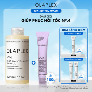 Dầu gội phục hồi tăng cường chắc khỏe tóc Olaplex No.4 Bond Maintenance Shampoo 250ml