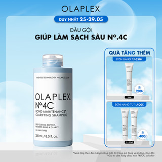 Dầu gội giúp làm sạch sâu bề mặt tóc và da đầu Olaplex No.4C Clarifying Shampoo 250ml