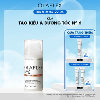 Kem tạo kiểu tóc và dưỡng tóc chắc khỏe Olaplex No.6 Bond Smoother 100ml