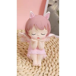 Tượng tô màu thiên thần 9cm không kèm màu cọ