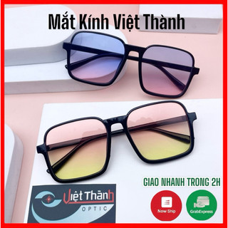 HCM mắt Kính mát màu thời trang bản lớn hàng đẹp
